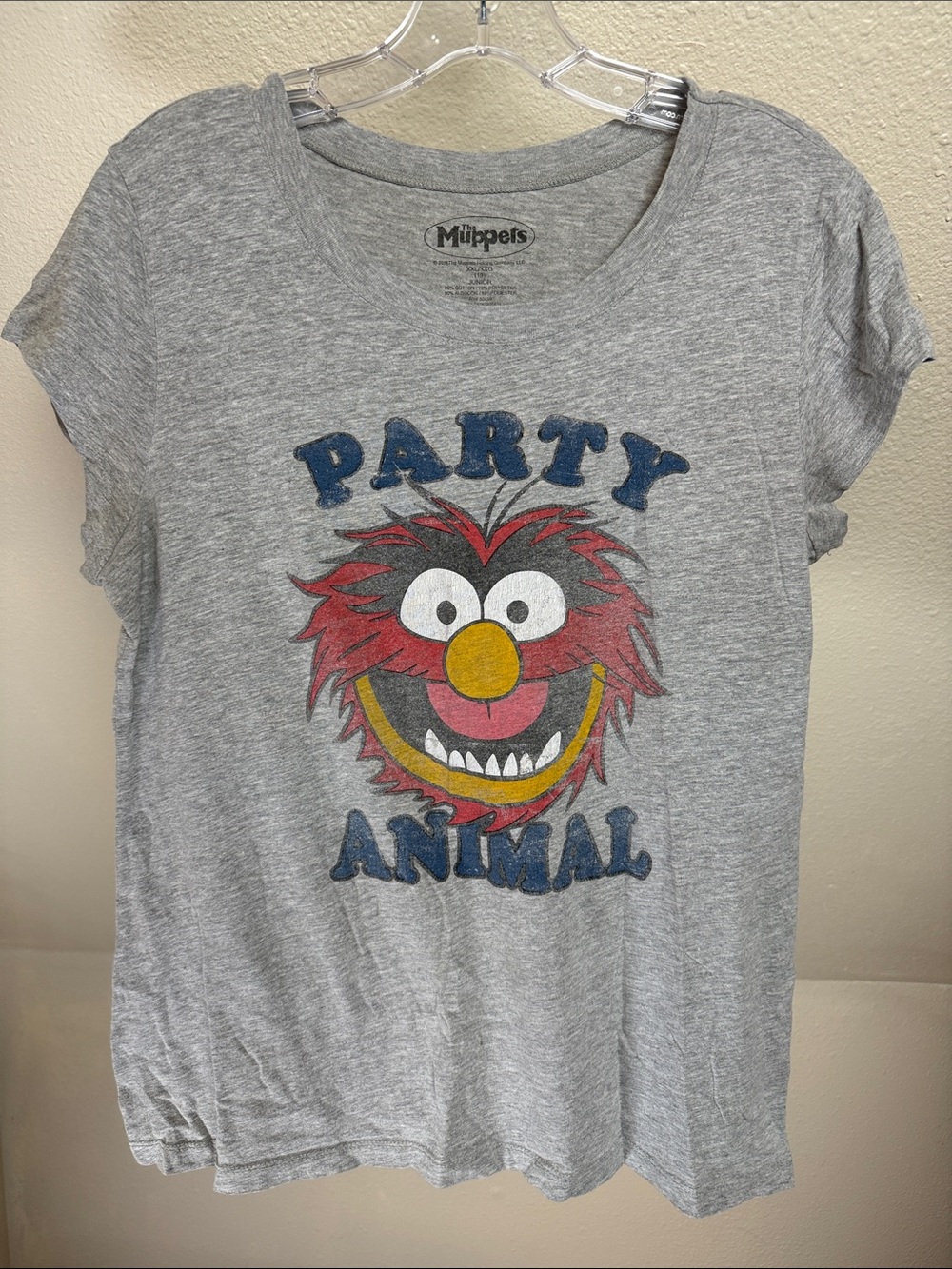 THE MUPPETS "ANIMAL" SHORT SLEEVE TEE SIZE XXL JUNIORS (19)